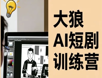 大狼AI短剧训练营-短剧课程（更新中）-梦帆创业网